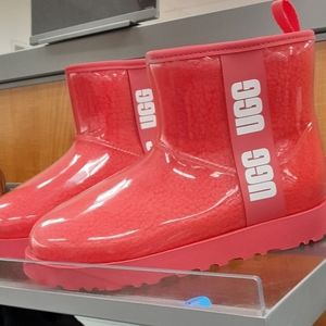 Red waterproof authentic UGG boots